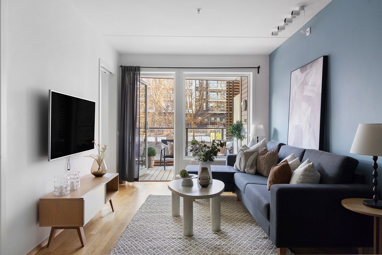 Gode lysforhold i stuen Galleribilde