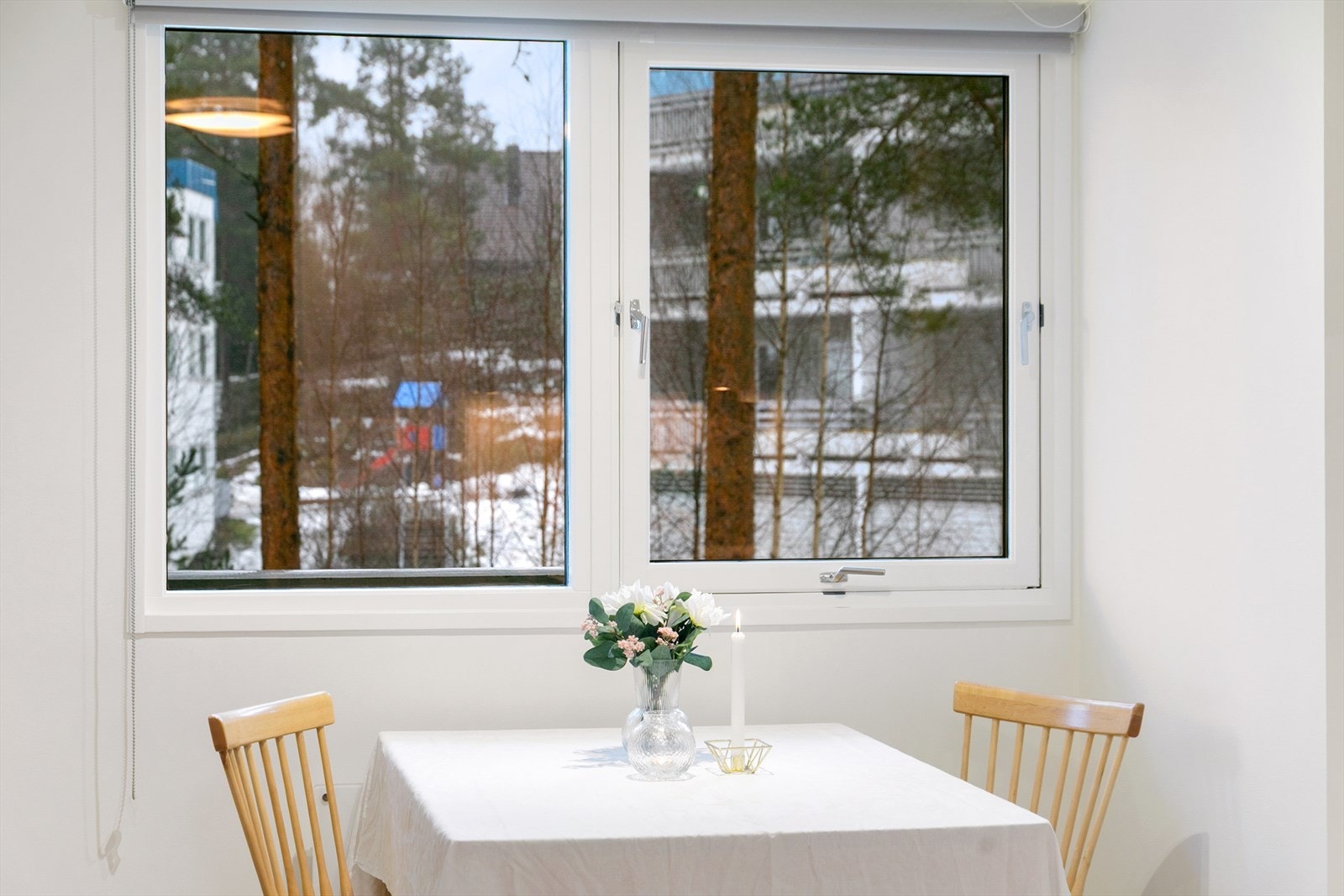 Her er det hyggelig å samles til dagens måltider. Galleribilde