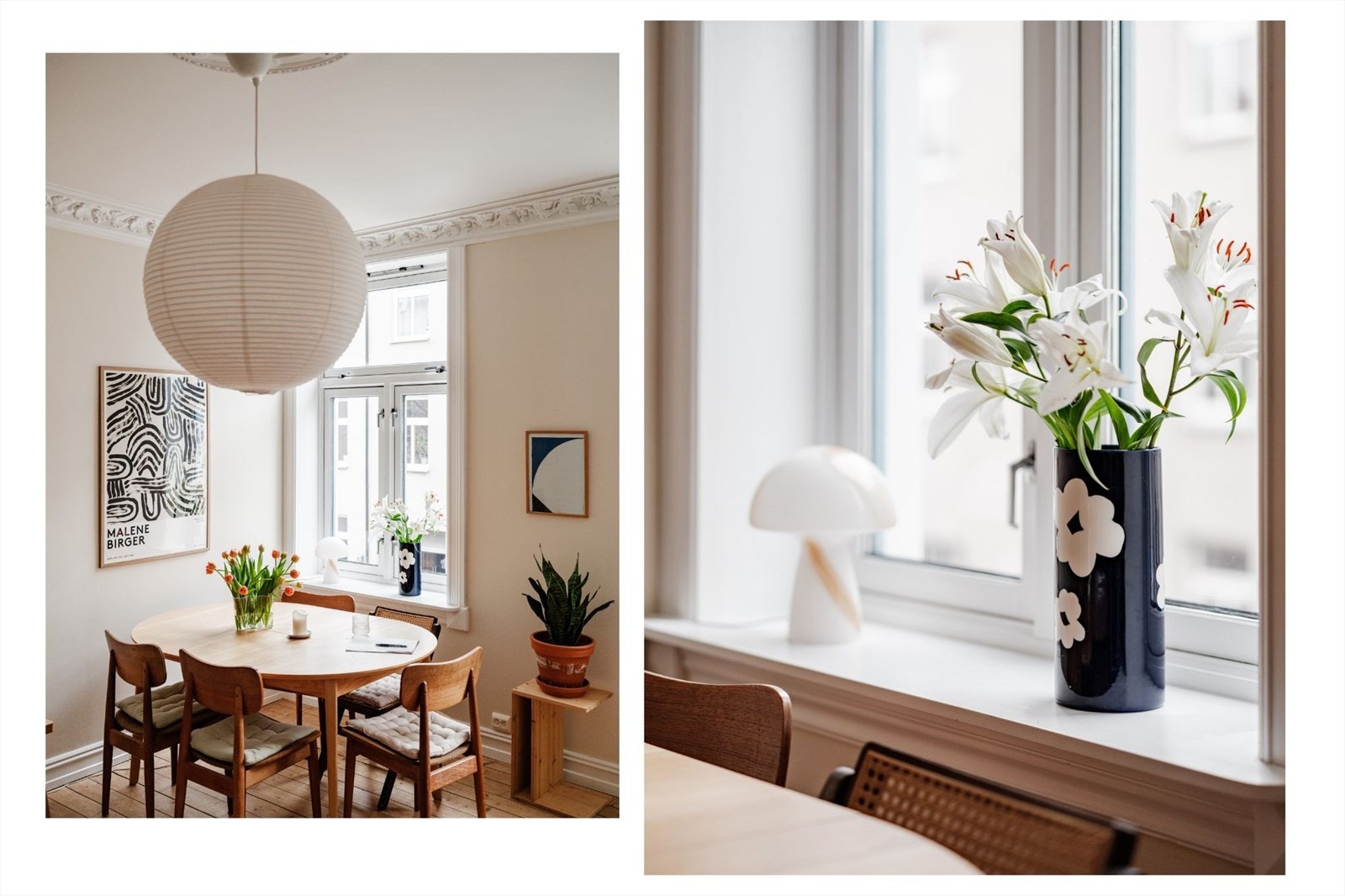 Her får du klassiske detaljer som stukkatur, rosett, originale tregulv, store vindusflater og god takhøyde. Galleribilde