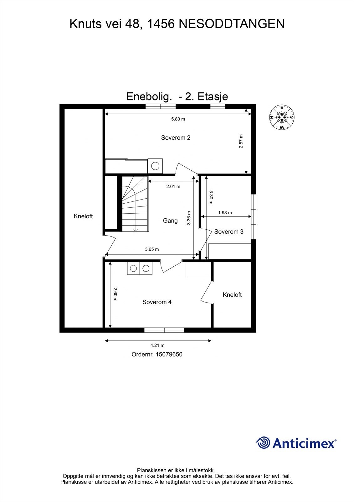 Plantegning 2. etasje Galleribilde