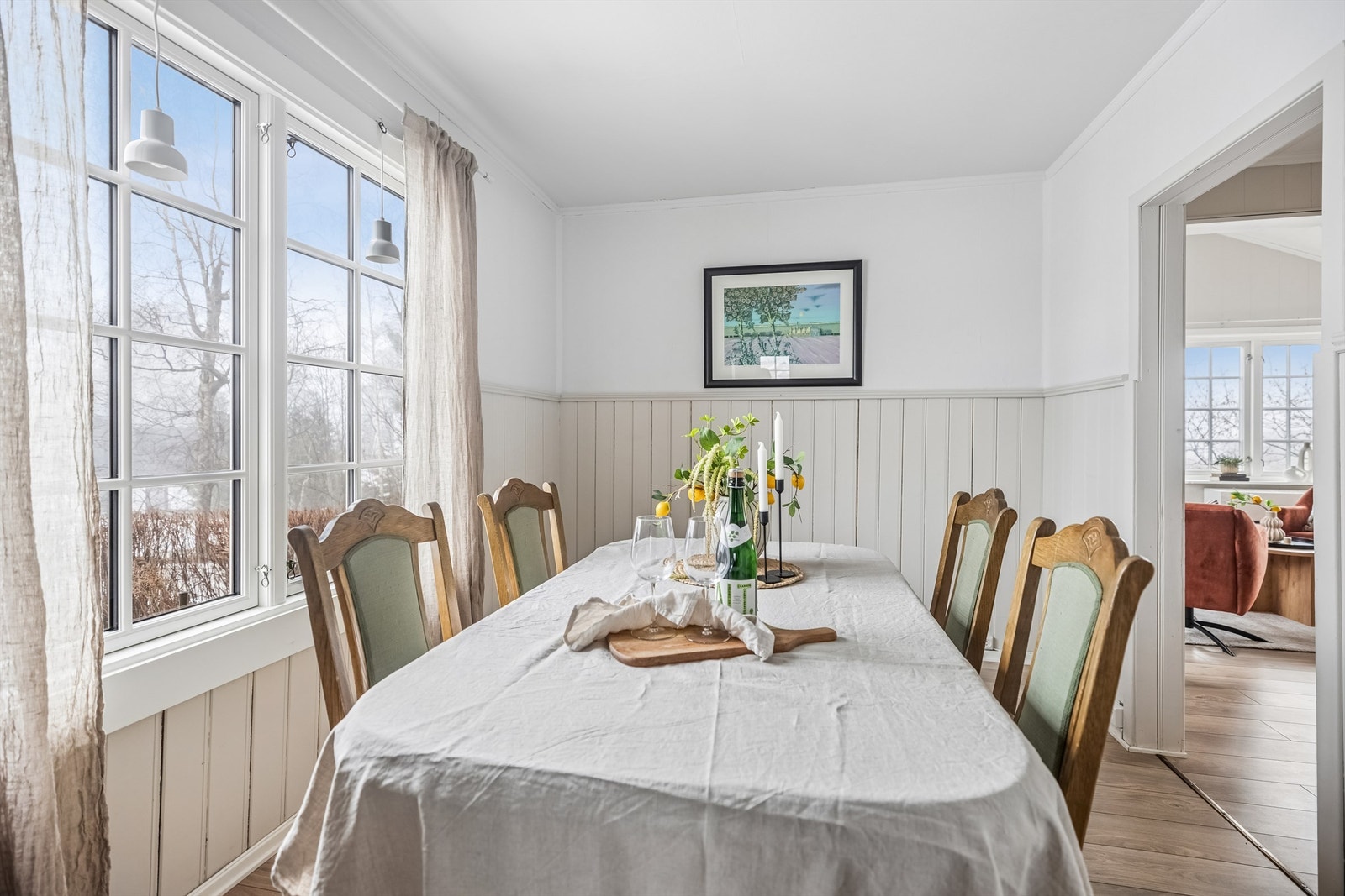 Her er det koselig å spise dagens måltider. Galleribilde