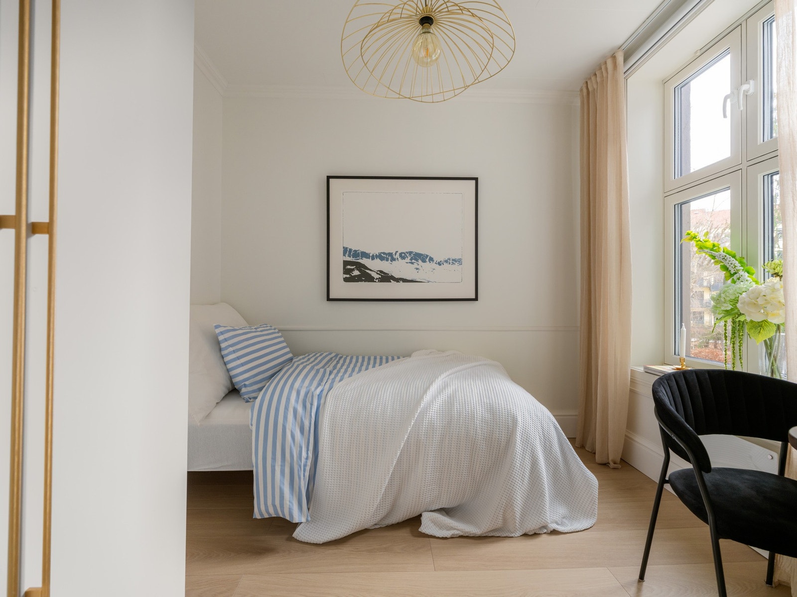 Det andre soverommet ligger i tilknytning til hovedsoverommet. Galleribilde