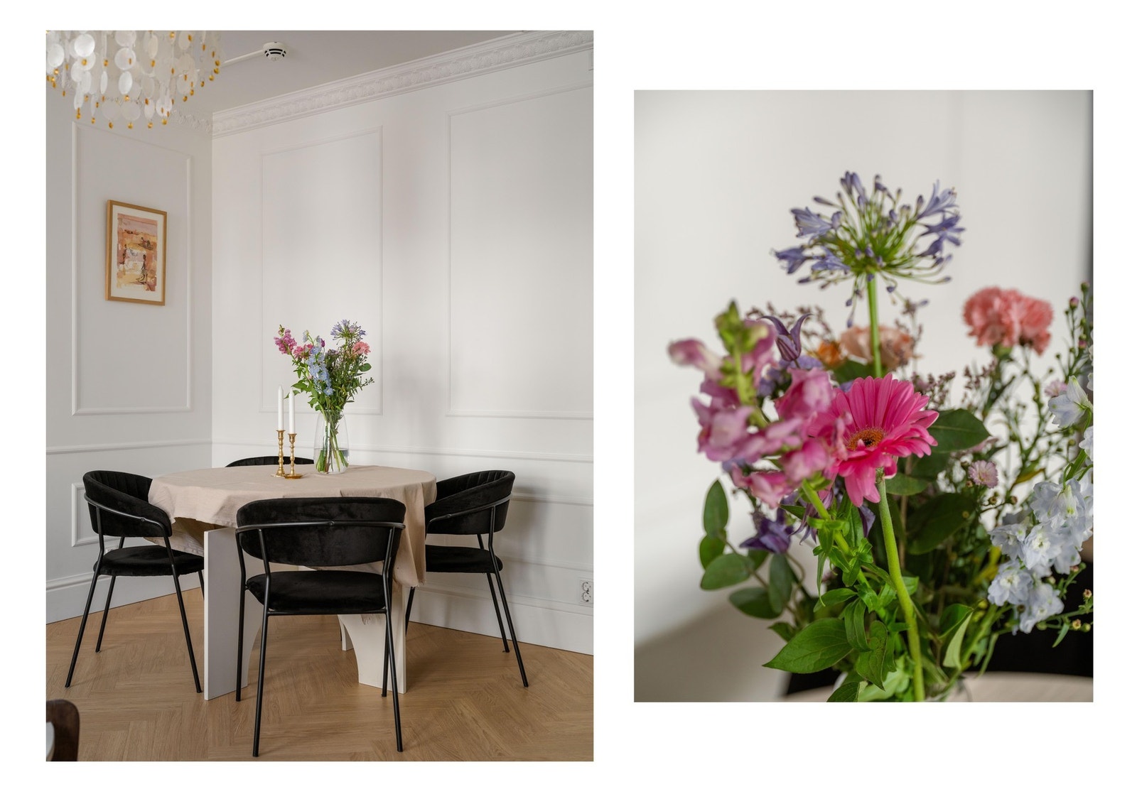 Her er det god plass til spisebord, perfekt for å samle venner og familie rundt dekket bord. Galleribilde