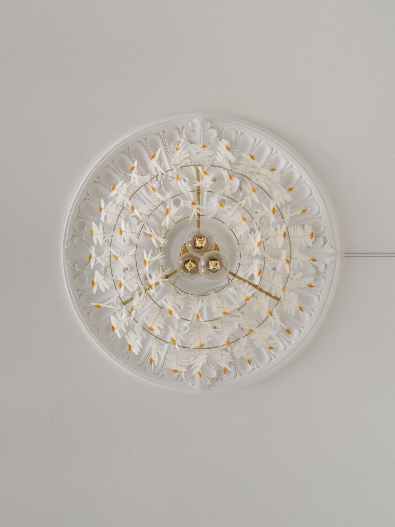 Gjennomgående for leiligheten er klassiske detaljer som rosett, stukkatur og veggspeil. Galleribilde