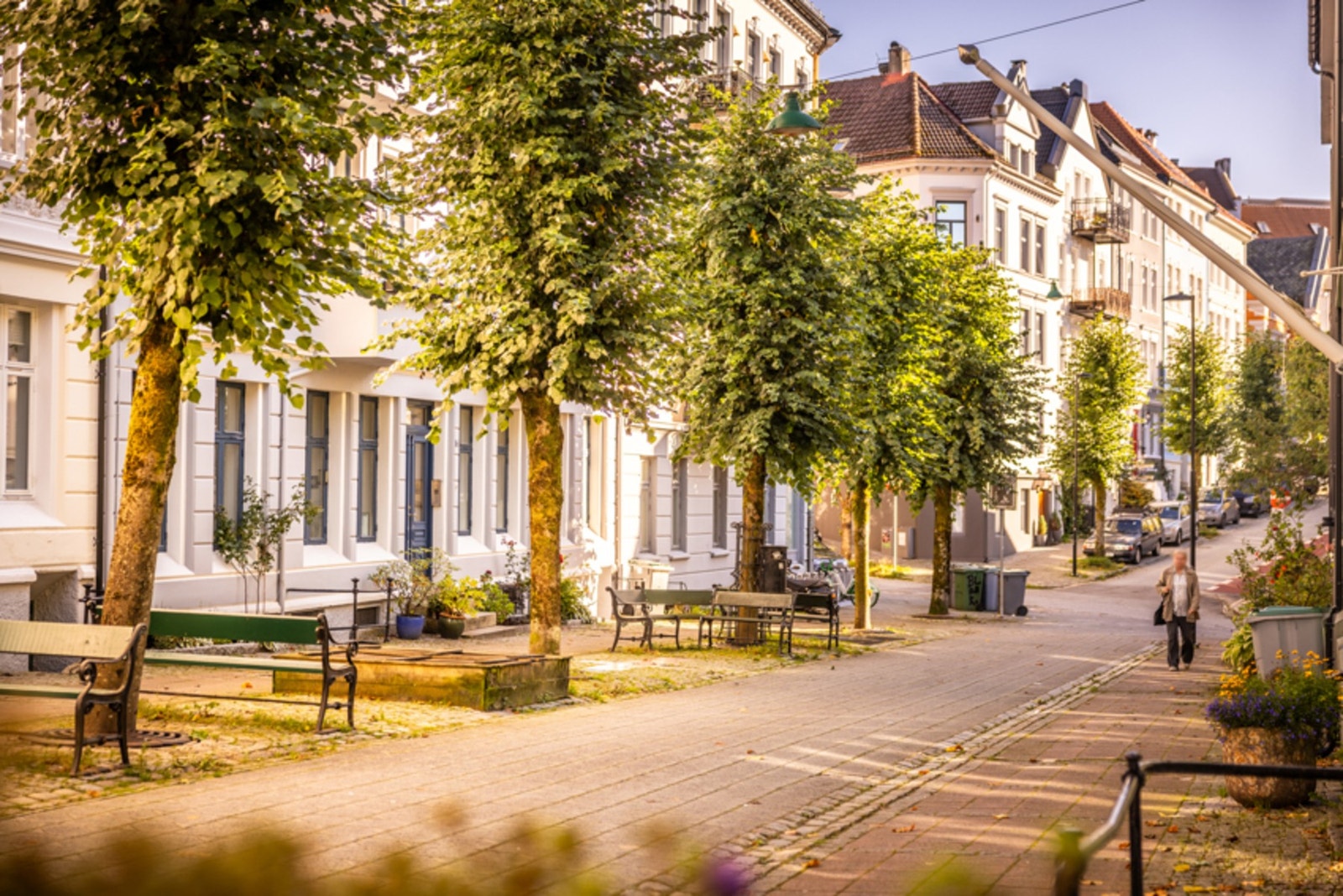 - Nydelig 3-roms bygårdsleilighet med en populær adresse vendt ut mot rolig gågate med flott beplantning - Galleribilde