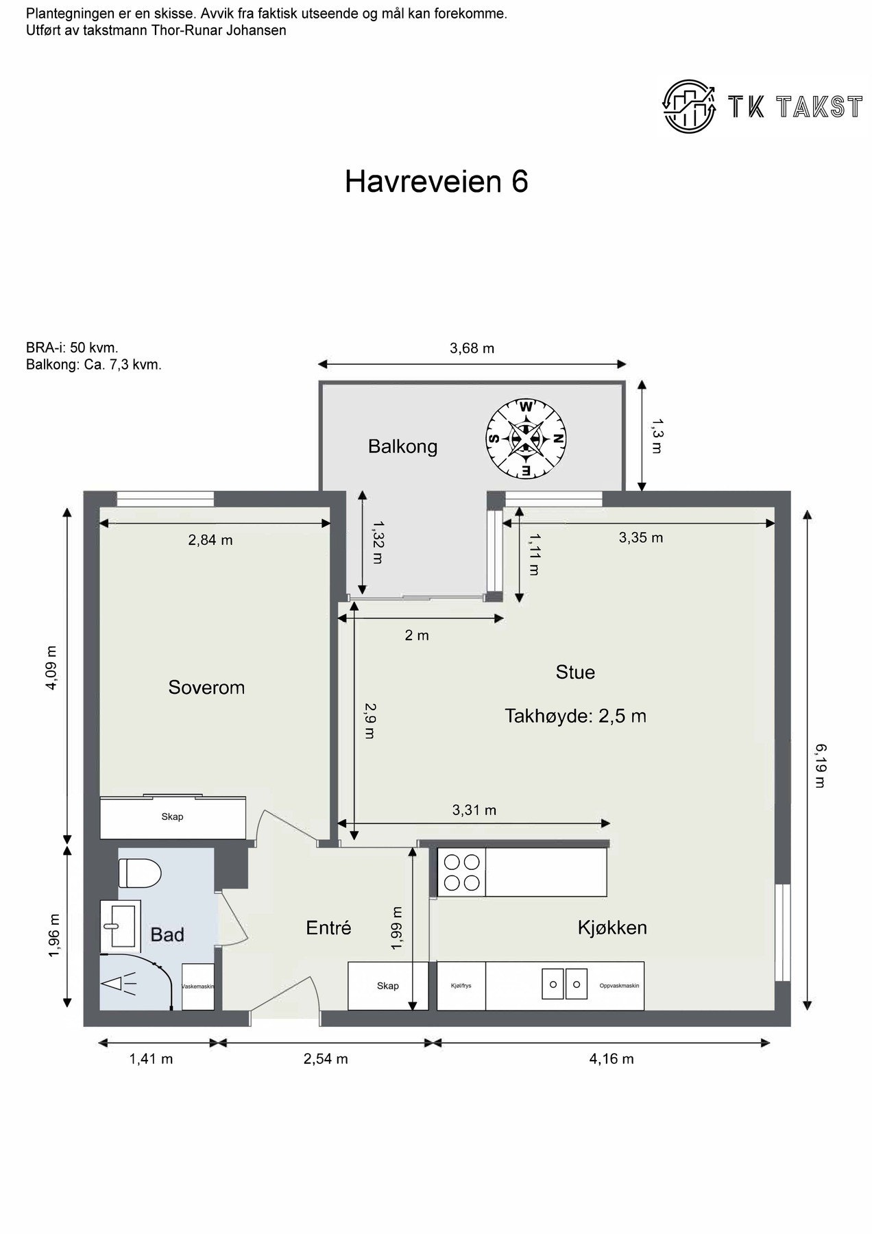 Plantegning Galleribilde