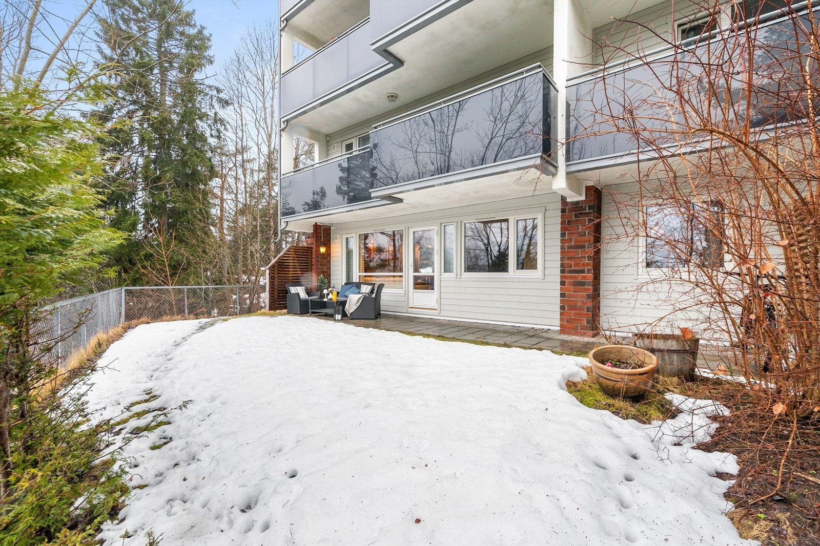 En ideell bolig for deg som ønsker enkel tilgang til uteområder rett fra egen leilighet. Galleribilde