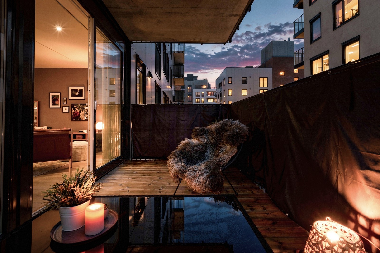 God plass til både møblement og grill. Galleribilde
