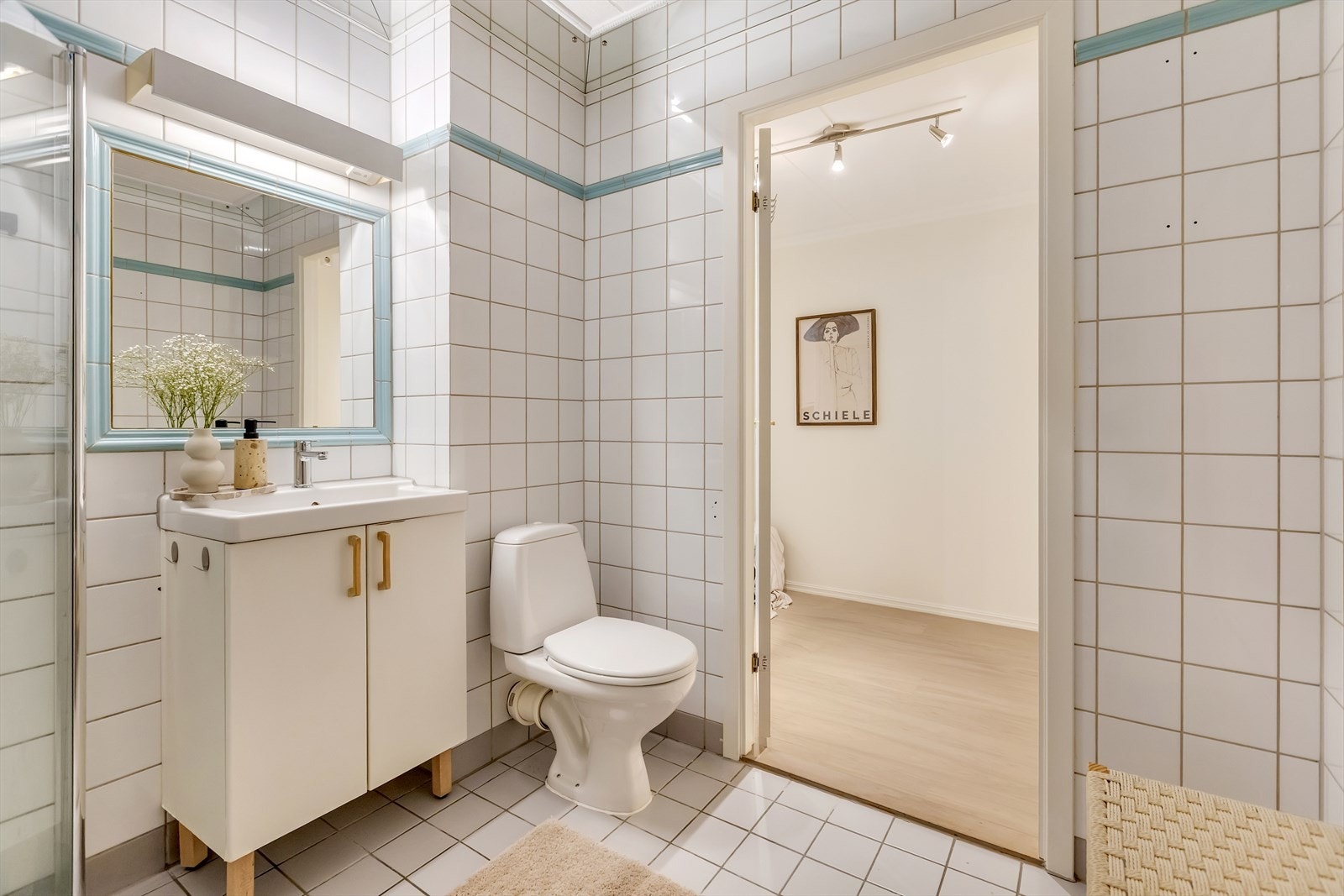 Det er opplegg for vaskemaskin. Galleribilde