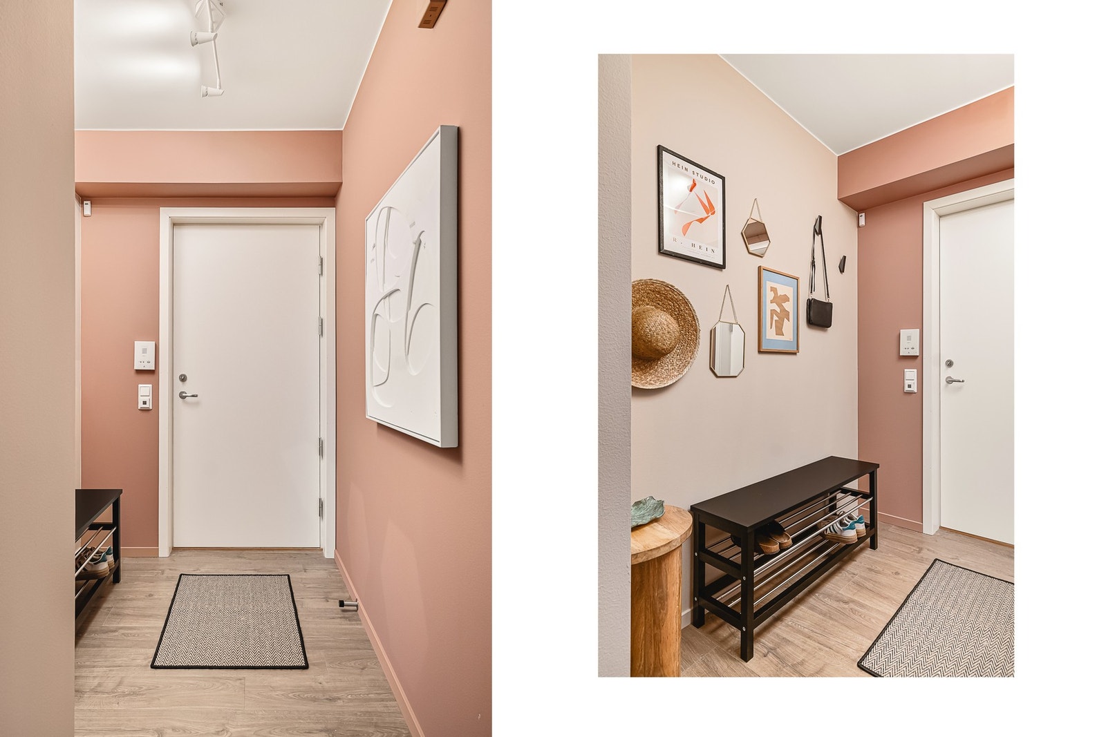 Også entréen har plass til oppbevaring og til å henge fra seg yttertøy. Galleribilde