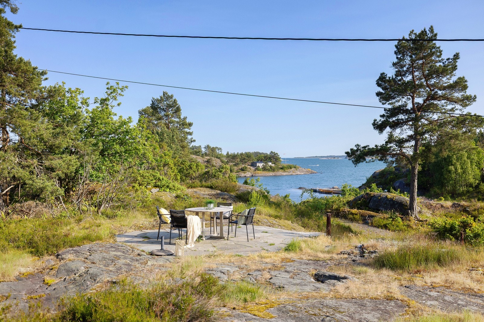 Her har du enda en sone for sammenkomster og nydelige solforhold Galleribilde