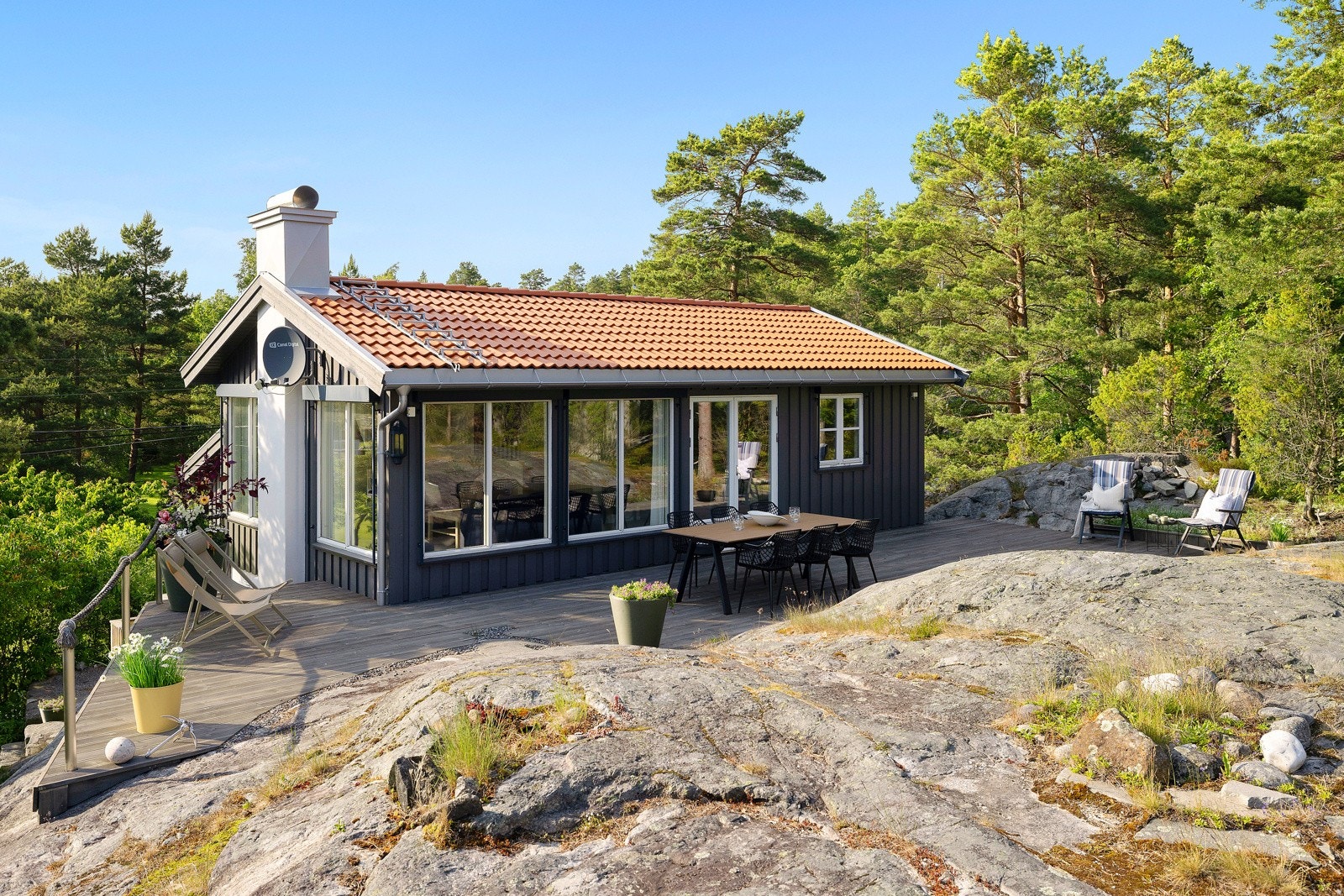 Det er endel fjell i dagen som gir deg lite hagevedlikehold. Galleribilde