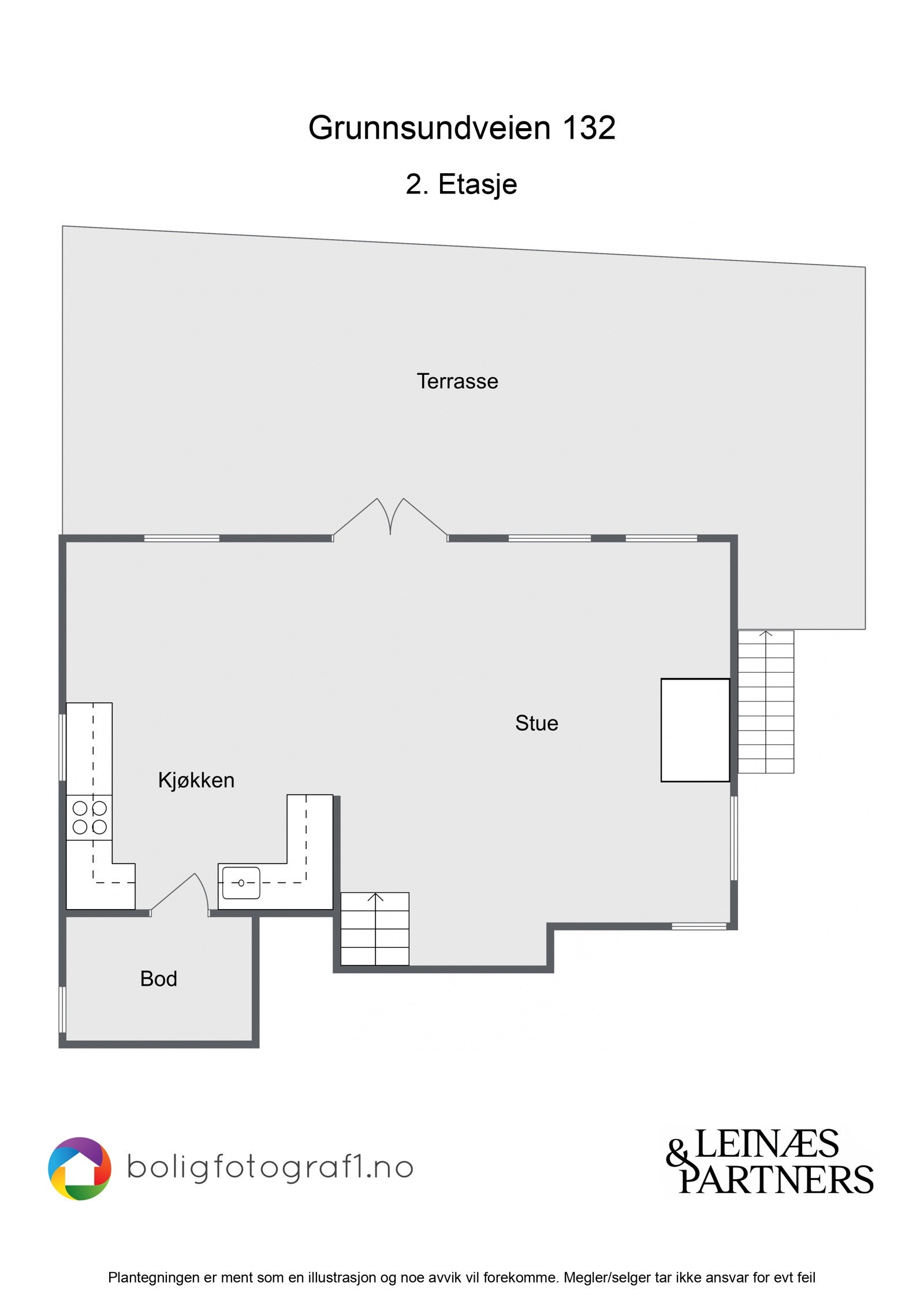 Plantegning 2. etasje Galleribilde
