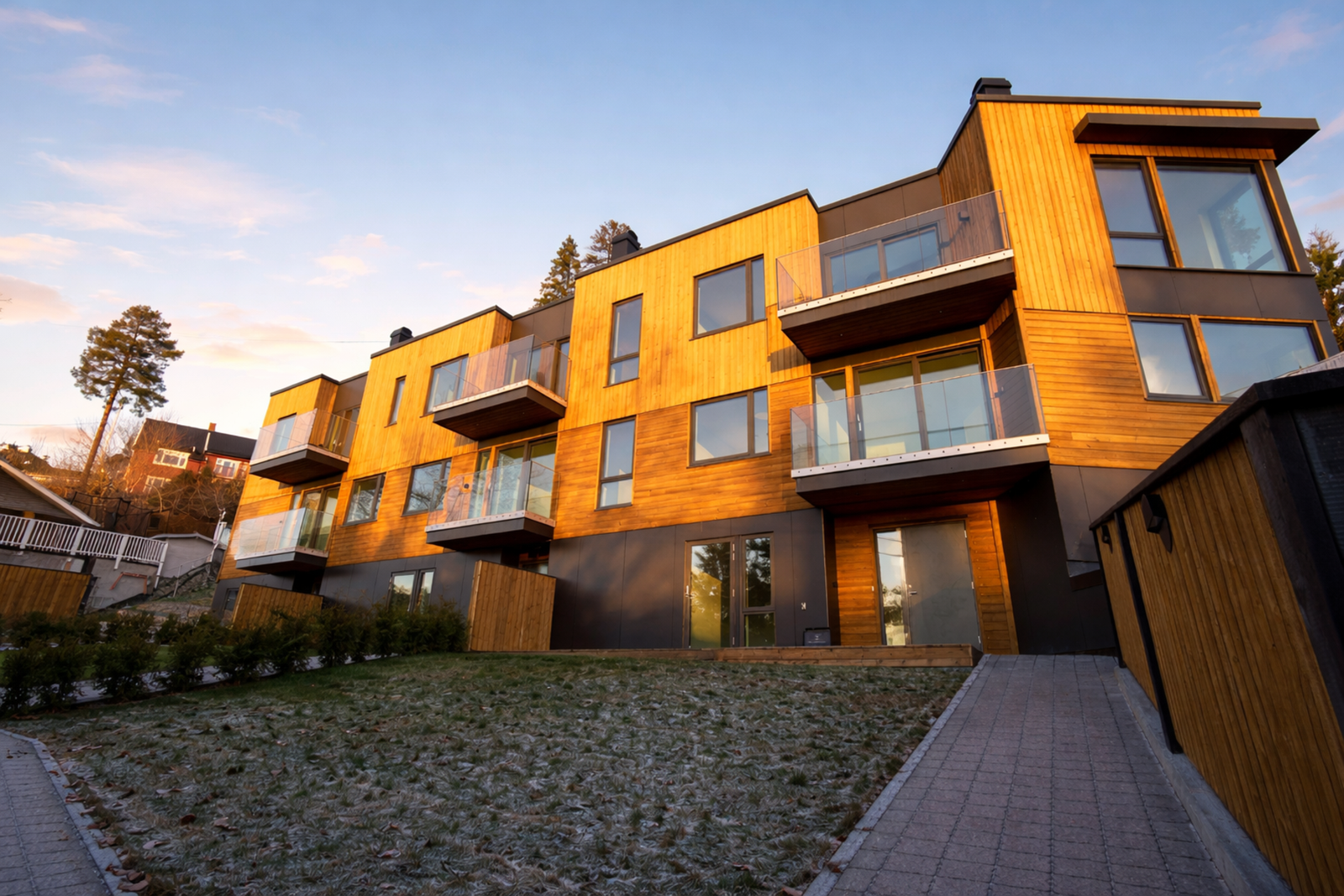 Privat uteplass med eksklusiv bruksrett. Galleribilde