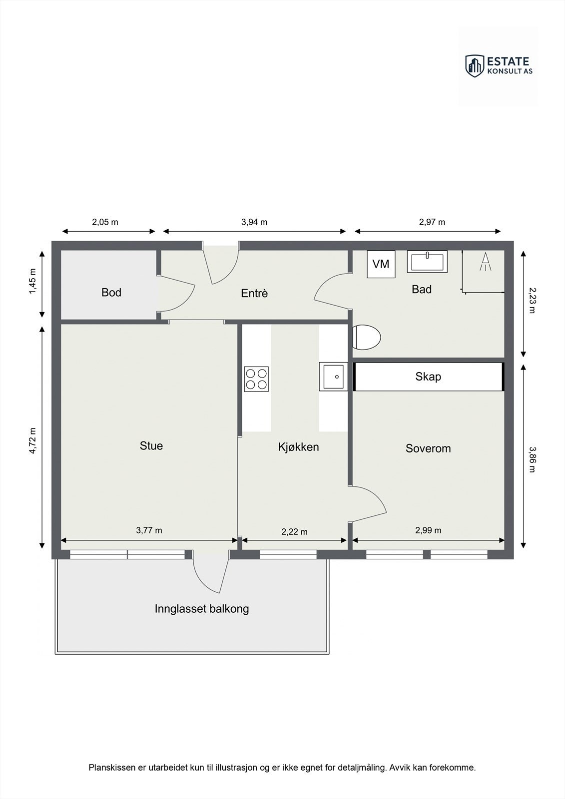 Plantegning Galleribilde