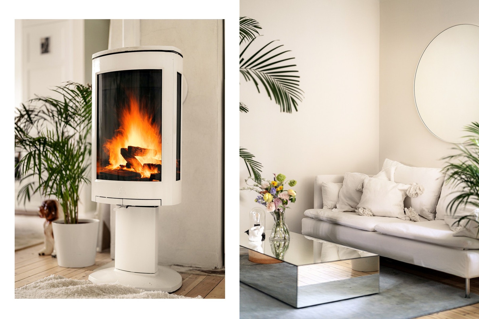 Peisen er en toppmodell fra Jøtul, som både er estetisk og tilfører god varme. Galleribilde