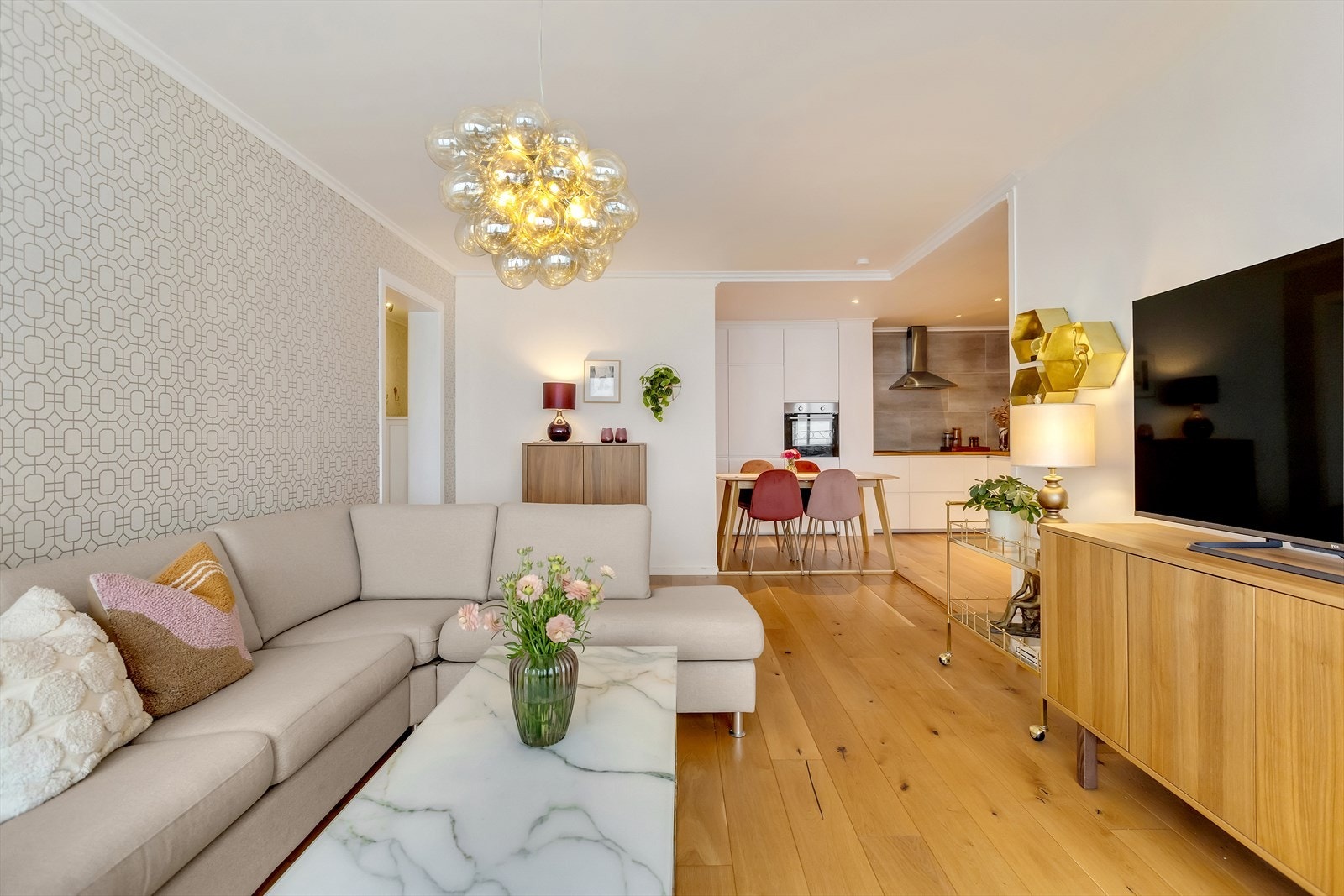 Lun sofakrok - perfekt for rolige kvelder og besøk. Galleribilde