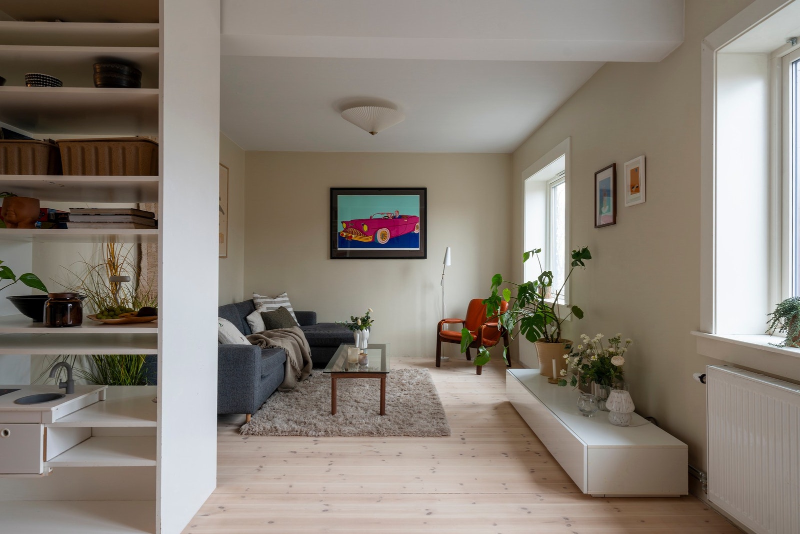 En lys og fin 3-roms leilighet med god og moderne standard. Galleribilde