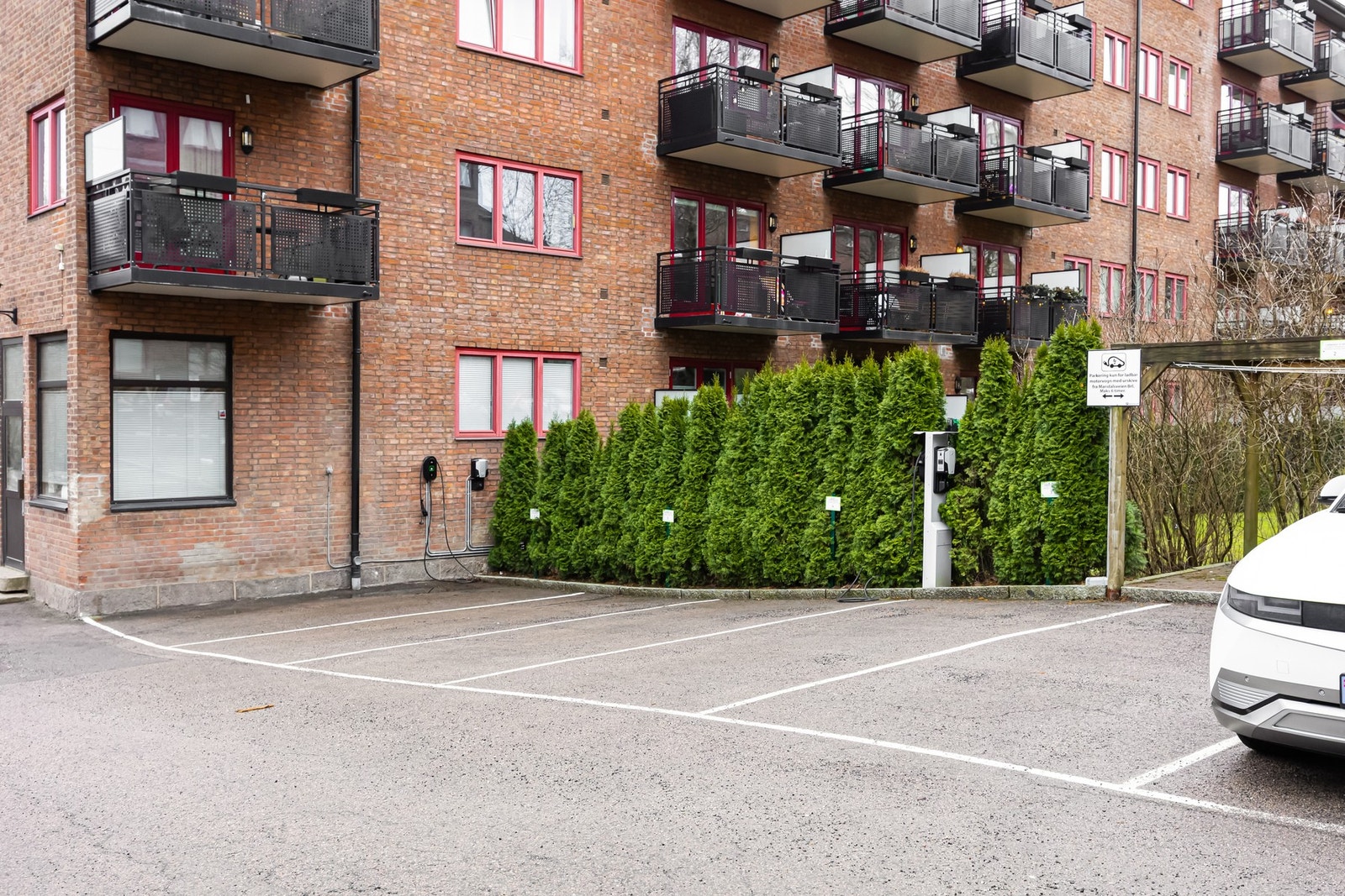 Det er mulighet for parkeringsleie i borettslaget Galleribilde