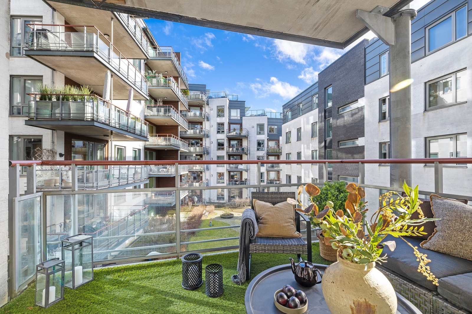 Utsikt mot atriumet Galleribilde