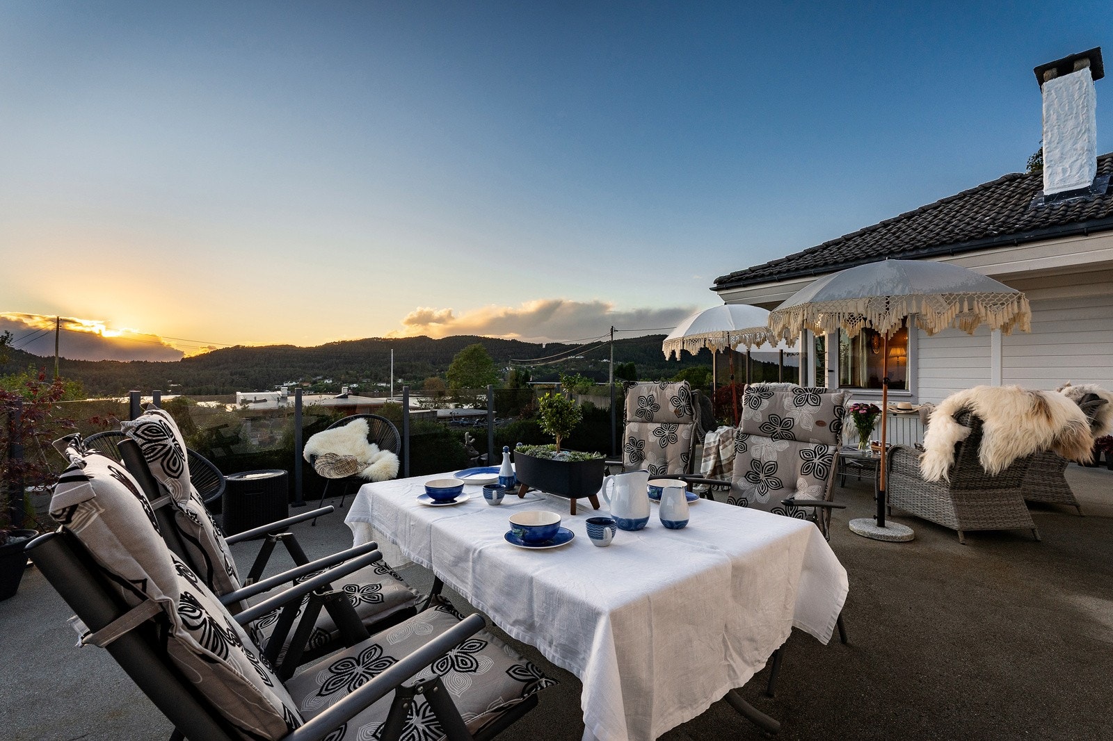 Her kan en nyte koselige kvelder. Galleribilde