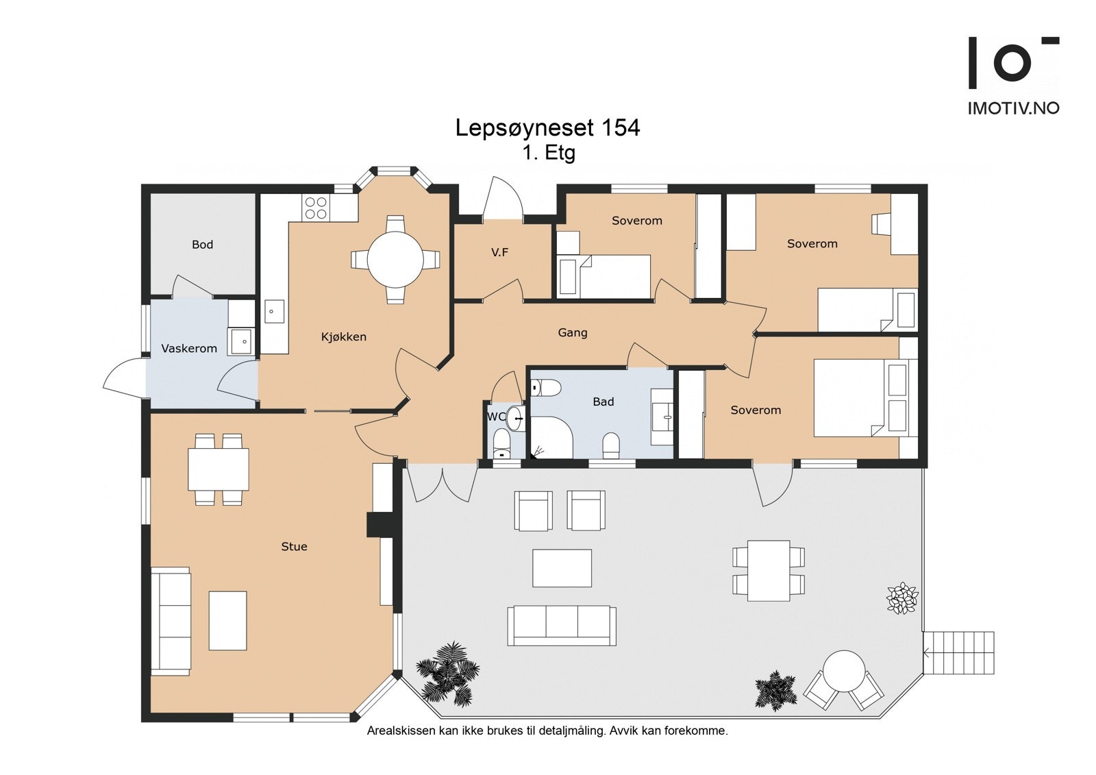 Plantegning hovedetasje Galleribilde