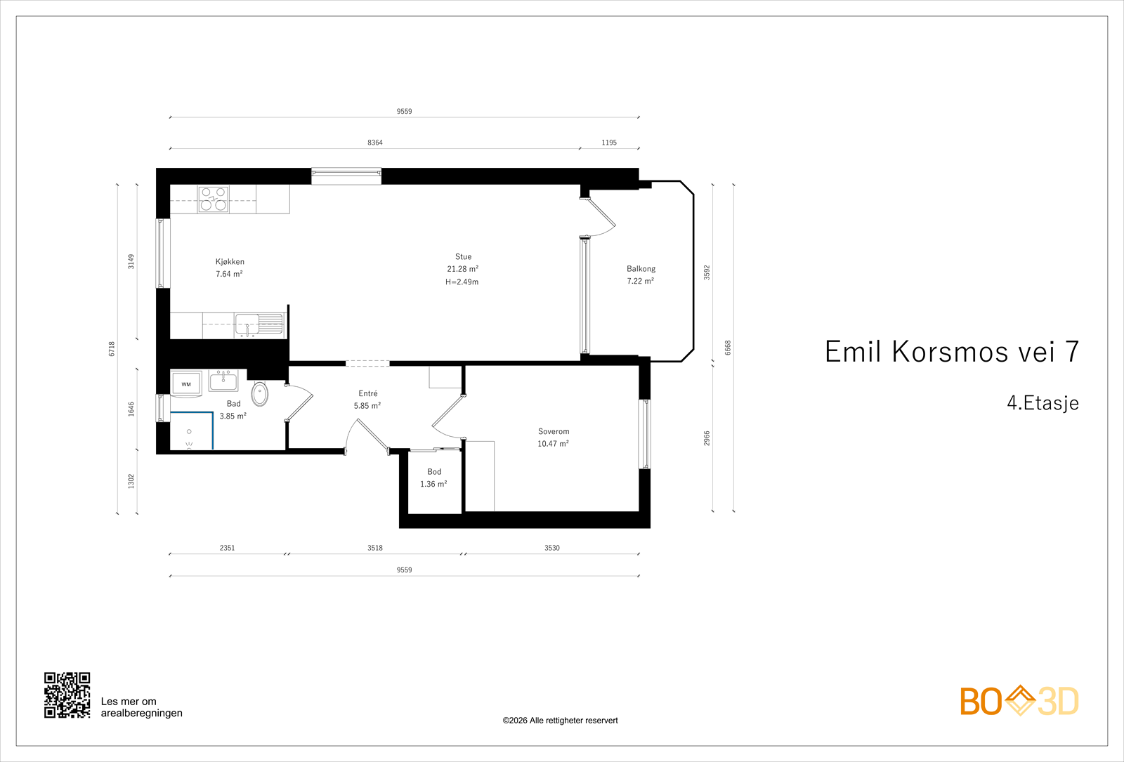 Plantegning Galleribilde