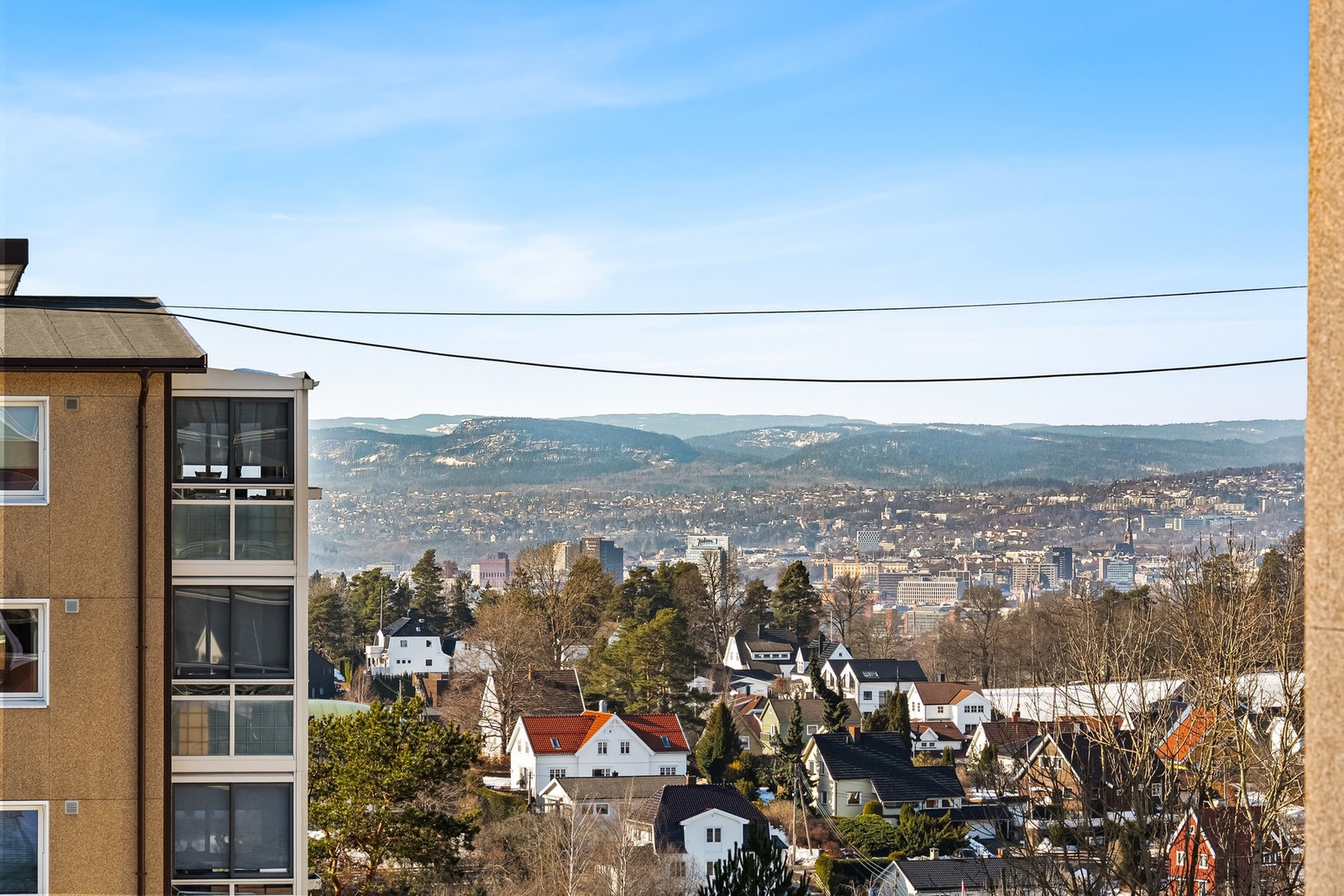 Flott utsikt utover nærområdet. Galleribilde
