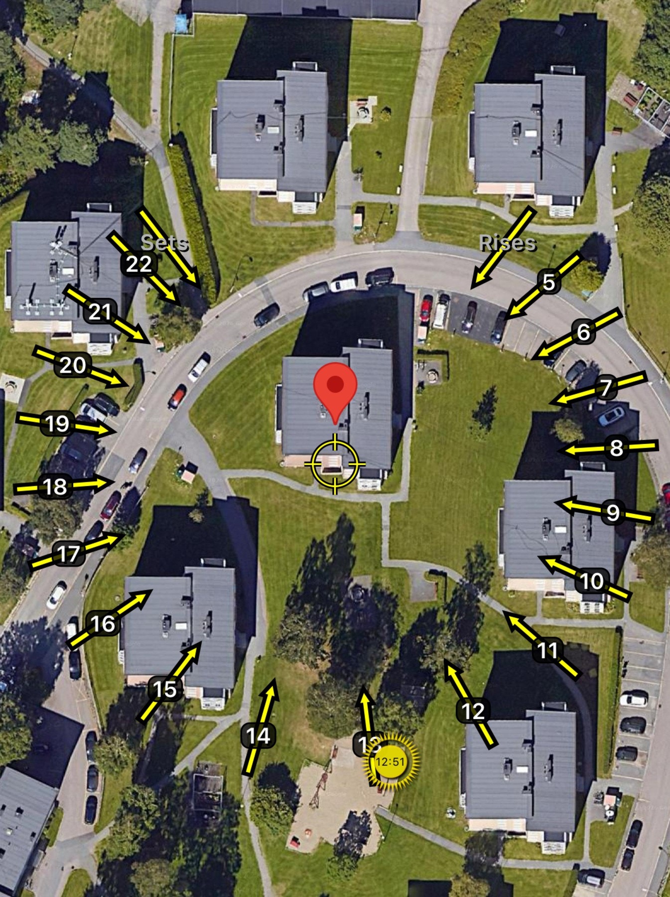 Solforhold. Galleribilde