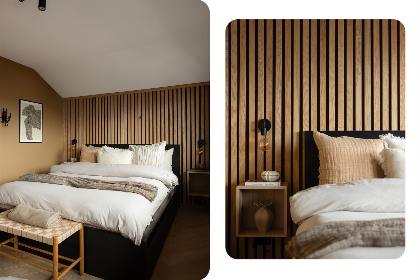 God plass til dobbeltseng Galleribilde