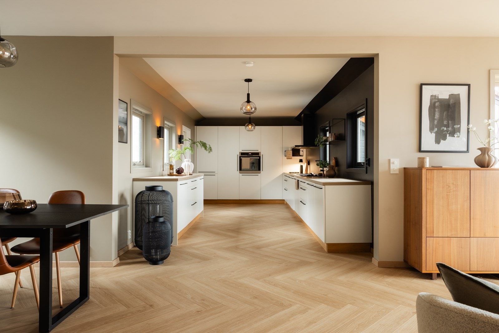 Stort og flott kjøkken Galleribilde