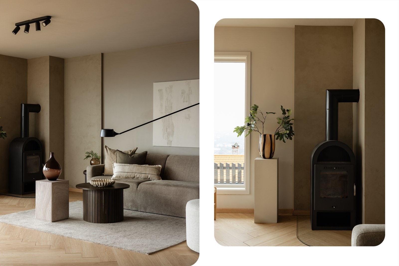 Peisovn i stuen står klar når vinteren virkelig slår til Galleribilde