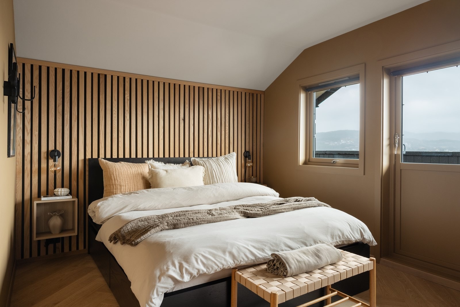 Hovedsoverom med balkong Galleribilde