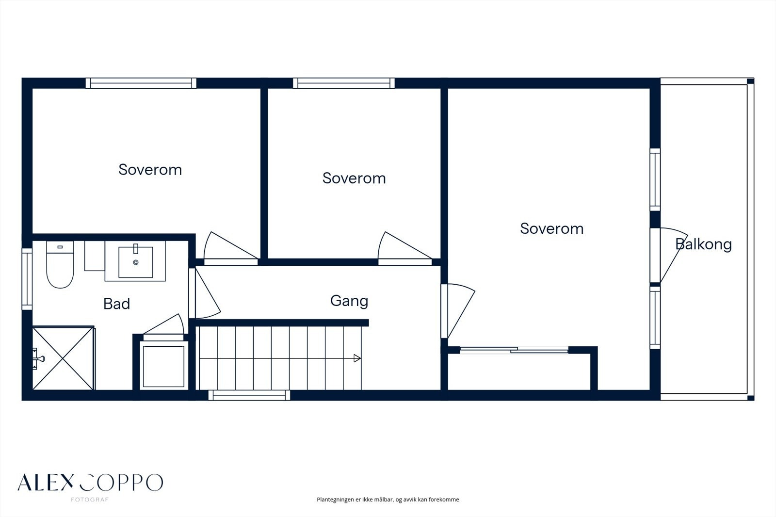 Plantegning andre etasje Galleribilde