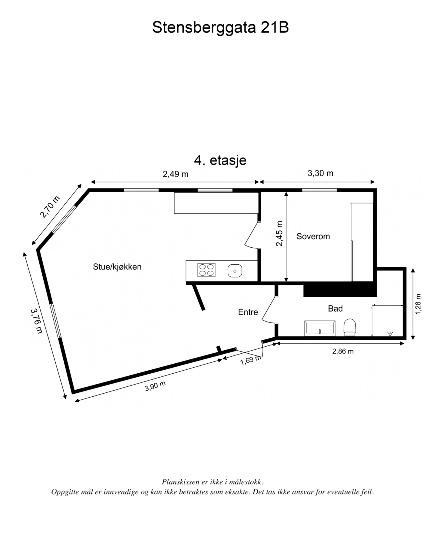 Plantegning - 4.etasje Galleribilde