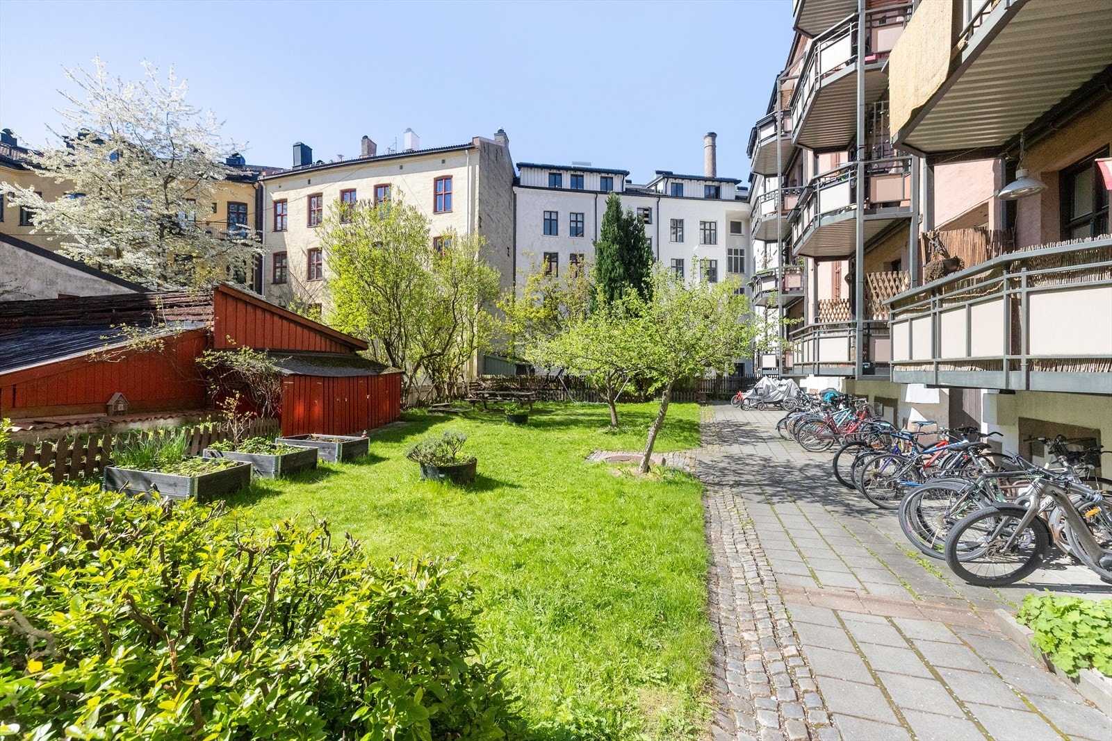 Her er det godt med boltreplass for både store og små. Galleribilde