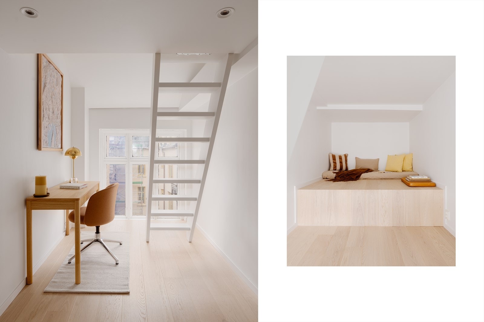 Hyggelig kontor med daybed. Galleribilde