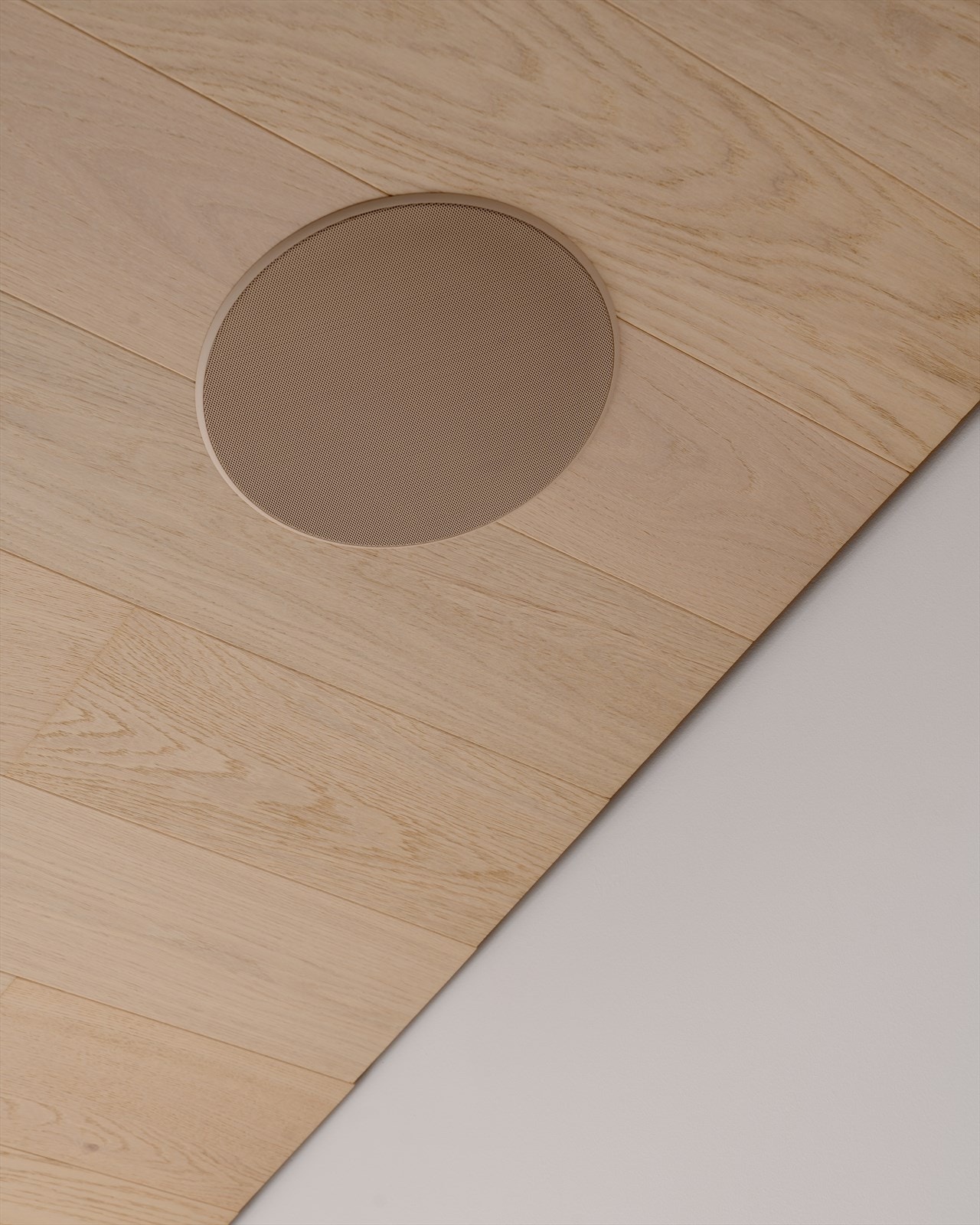 Det er montert Sonos-anlegg innfelt i himlingen. Anlegget er sonestyrt, med to soner i stuen samt egne soner på bad og soverom. Galleribilde