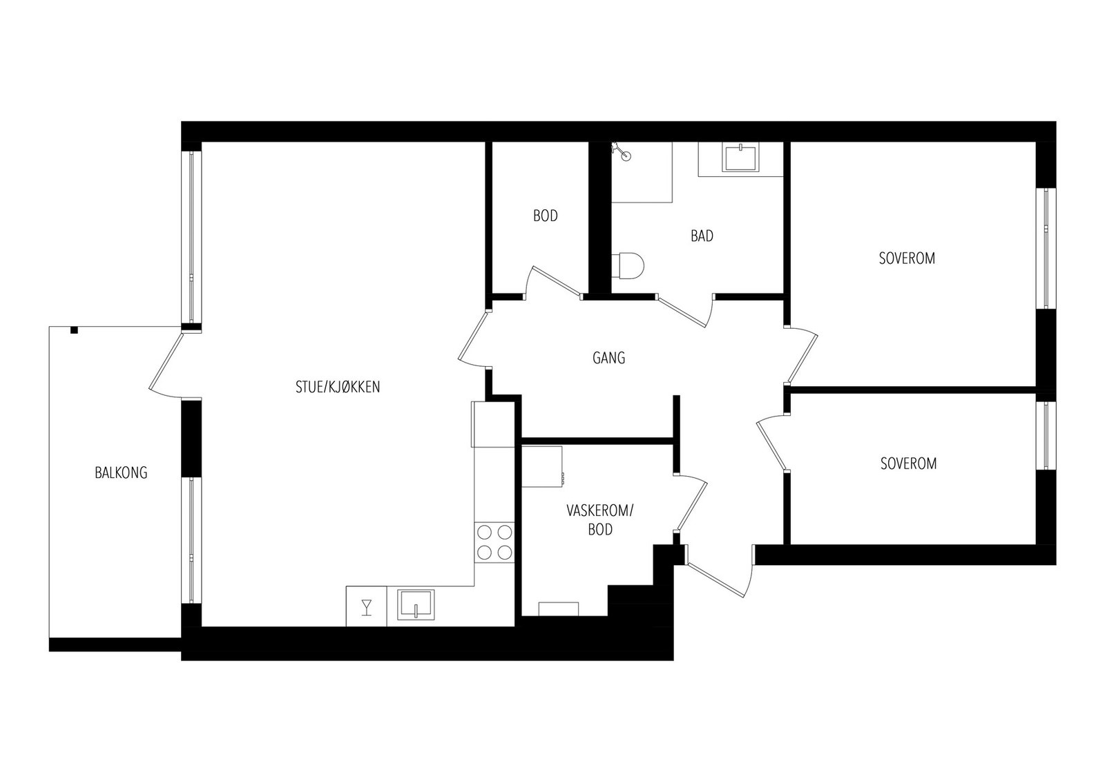 Plantegning. Galleribilde