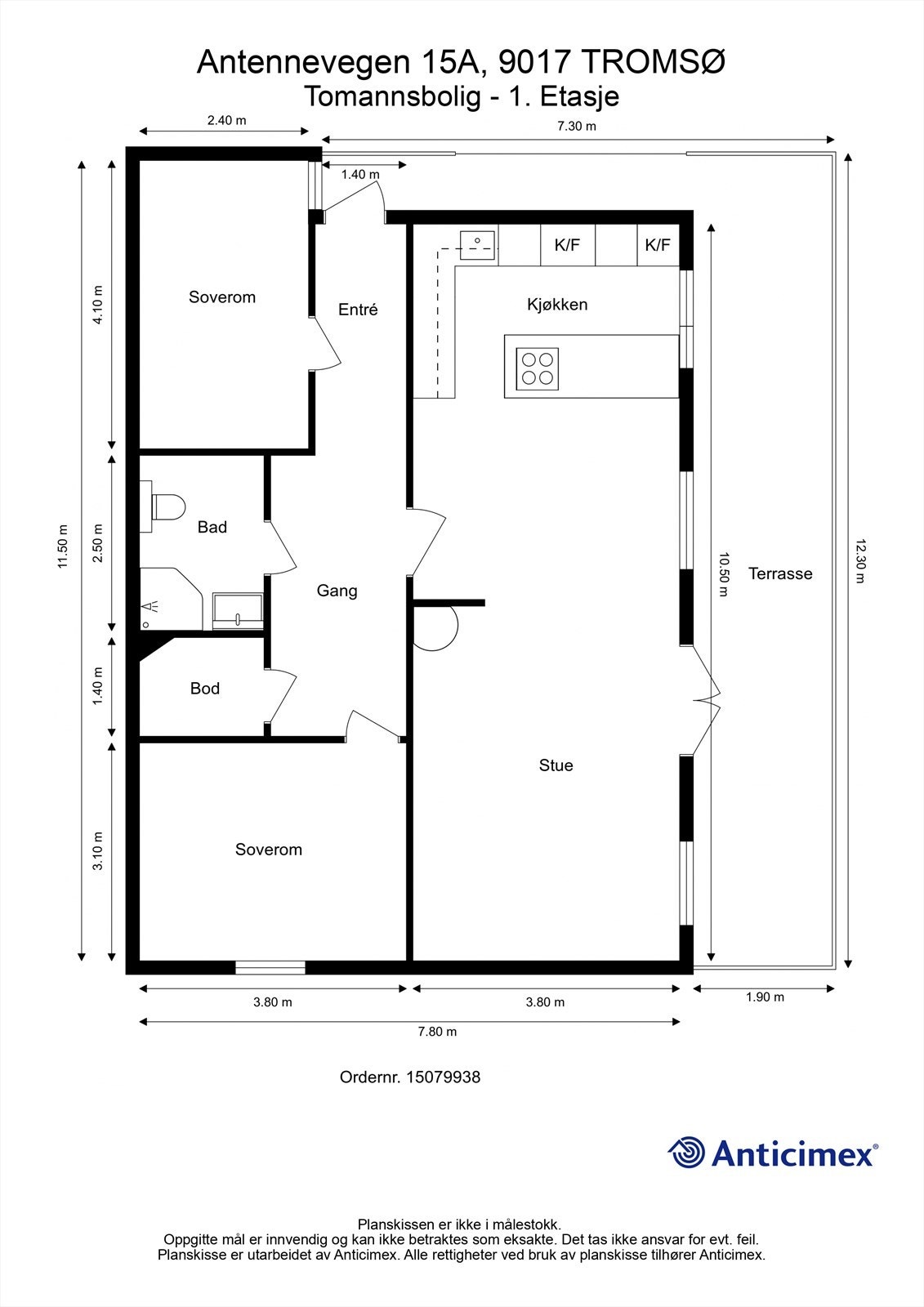 Plantegning Galleribilde