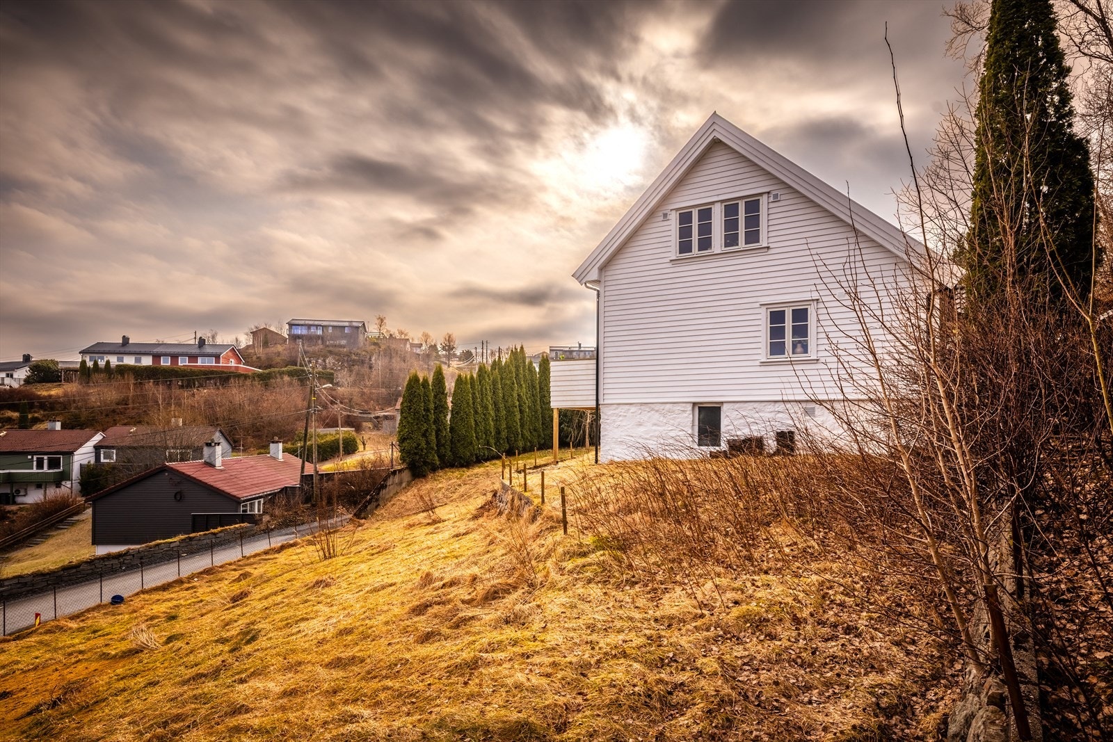 Tomten har et areal på 1609m². Galleribilde