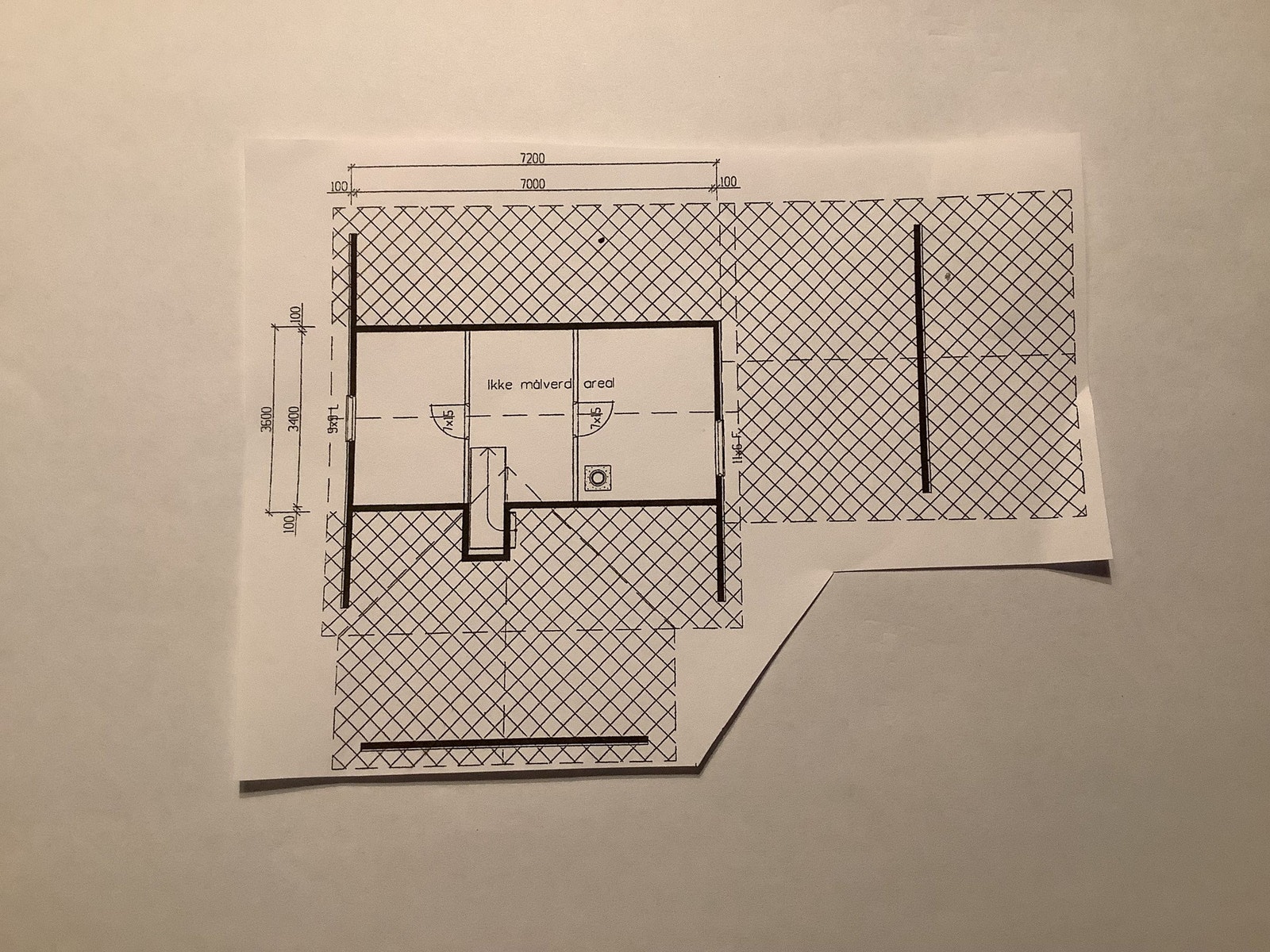 Plantegning hems Galleribilde