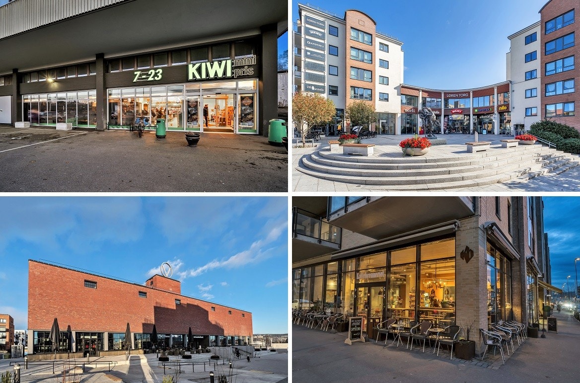 Nærmeste dagligvare er Kiwi Økern kun 300m unna. Ellers er flere servicefasiliteter på Vinslottet senter og på Løren Torg. Galleribilde