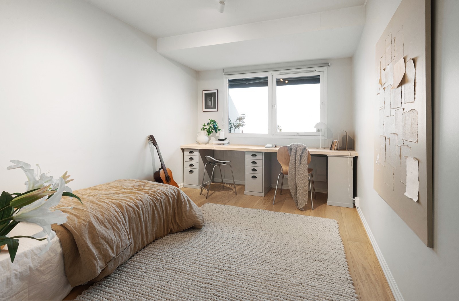 Soverom 3 egner seg godt som barnerom/gjesterom eller hjemmekontor. Galleribilde