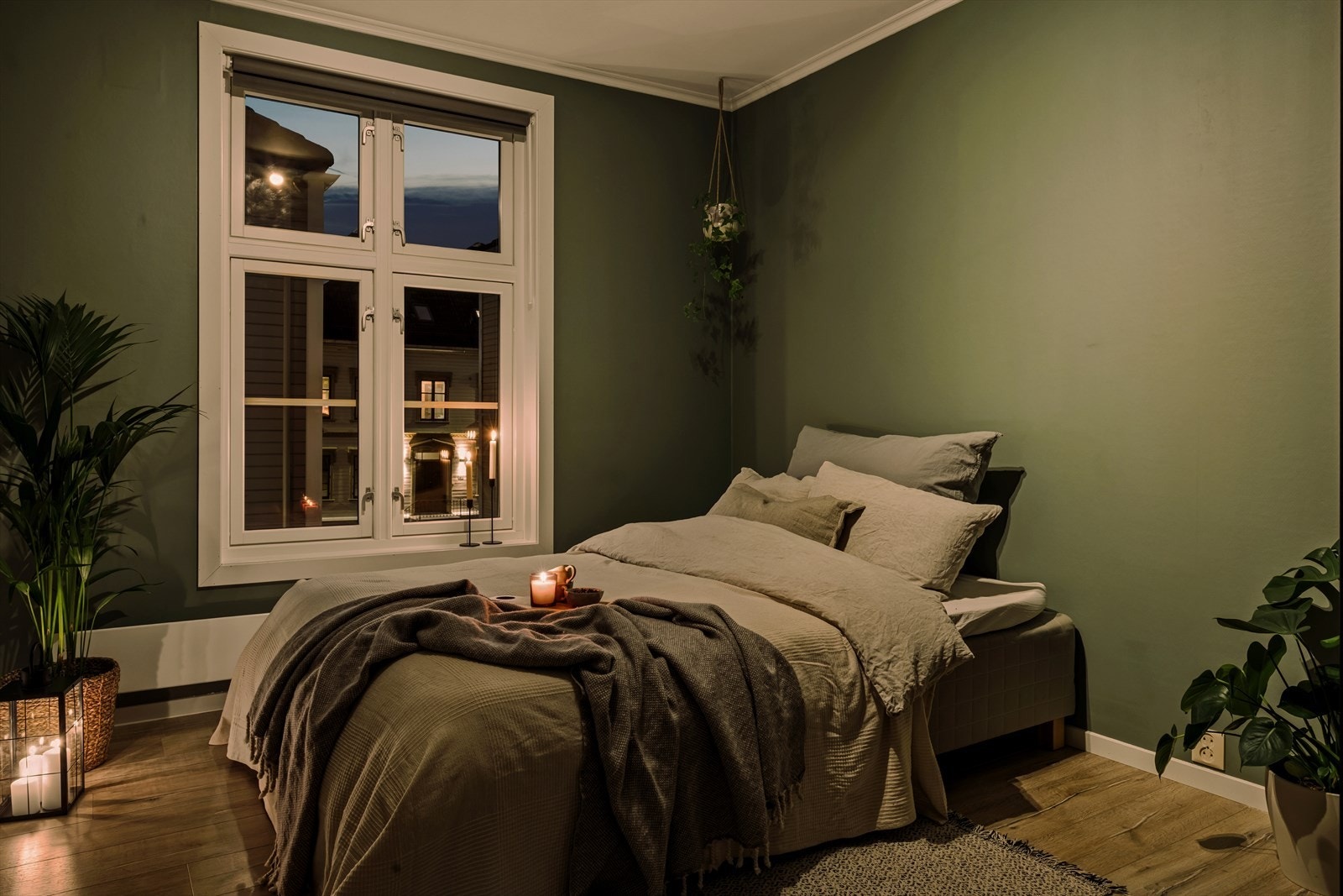 Soverommet er vendt mot den rolige bakgården, og har plass til dobbeltseng. Galleribilde