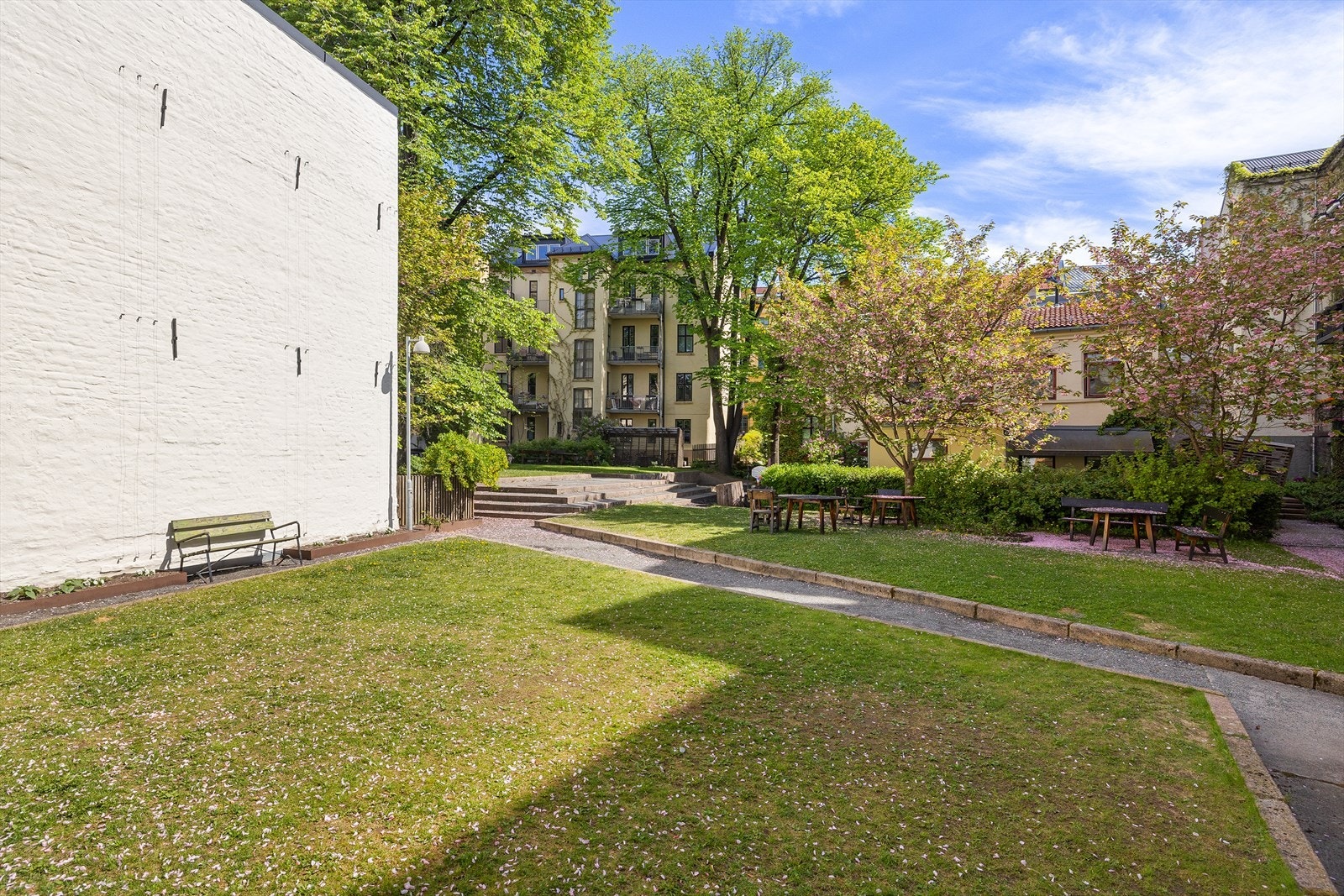 Området byr på flotte rekreasjonsmuligheter med kort vei til flere av Oslos mest populære parker. Både St. Hanshaugen, Slottsparken, Frognerparken og Stensparken ligger i komfortabel gangavstand og gir gode muligheter for tur, trening og avslapning. Galleribilde