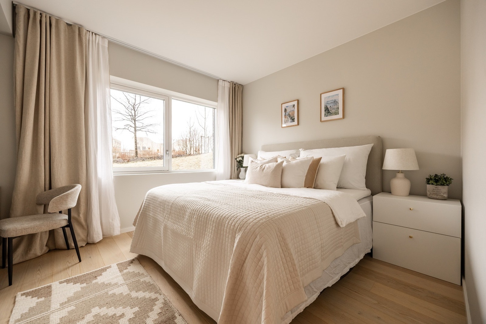 Leiligheten har to soverom av gode størrelser. Galleribilde