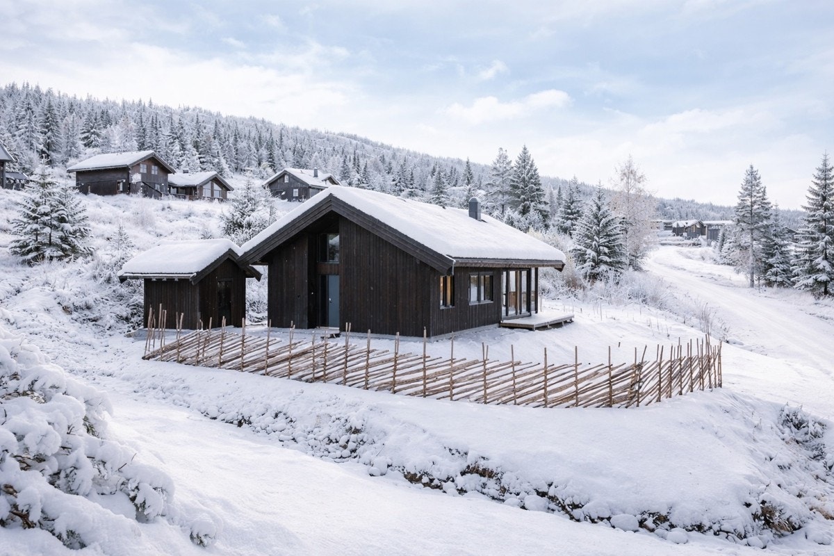 Turmalinvegen 16 er en paktisk hytte Galleribilde