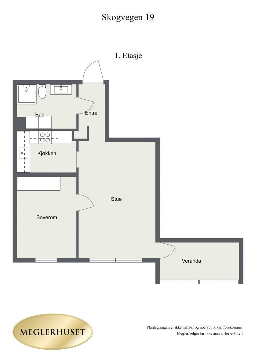 Plantegning 2D. Galleribilde