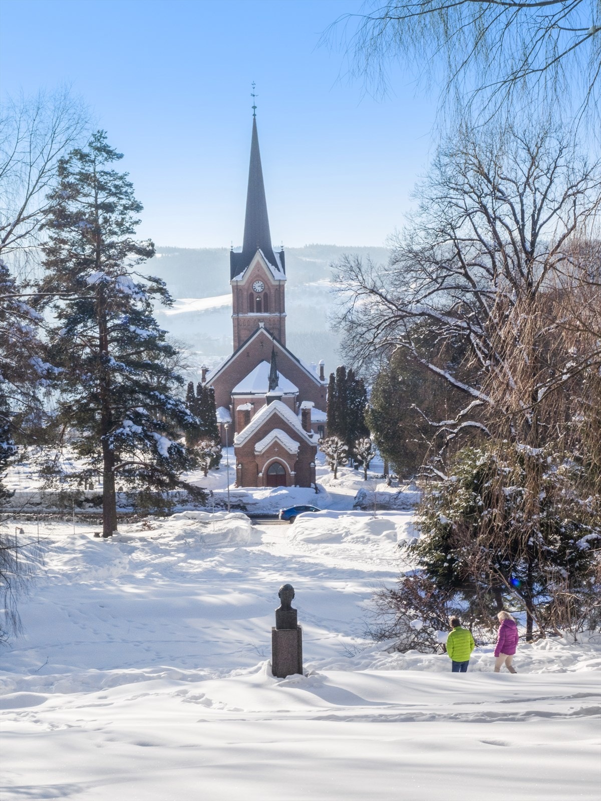 Leiligheten ligger rett ved Søndre park. Galleribilde